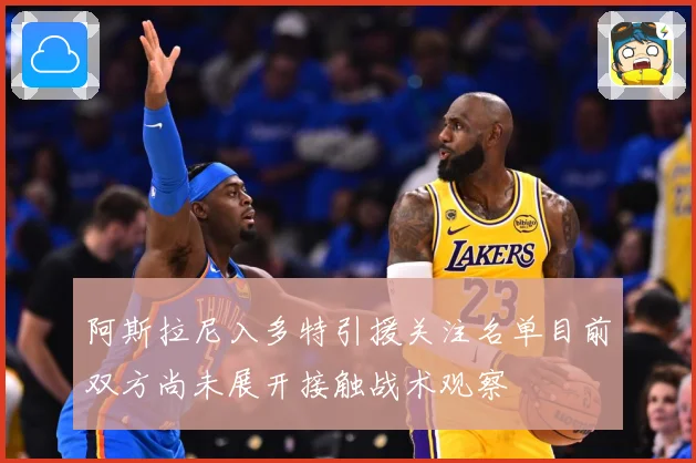 阿斯拉尼入多特引援关注名单目前双方尚未展开接触战术观察